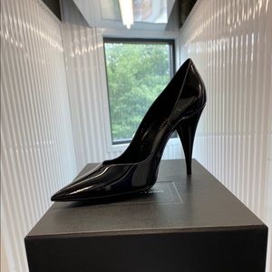 YSL patent leather pumps